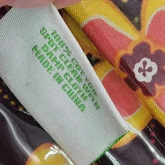 VERA BRADLEY CLUTCH PURSE KISS LOCK CLOSURE BROWN PRINTED - Picture 7 of 11